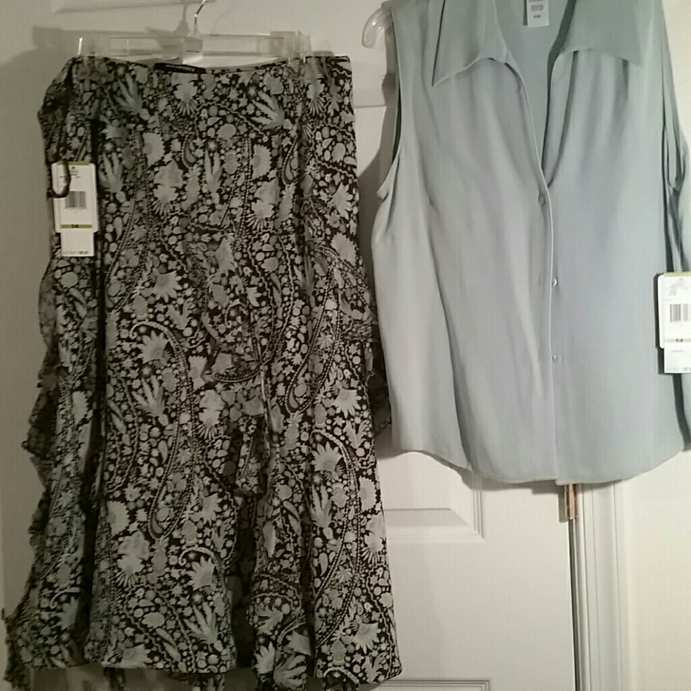 Jones New York skirt and top
